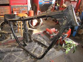 50100-mm2-770 Honda 87 Cmx450 Cmx 450 Straight Frame With Clear Clean Papers 16k