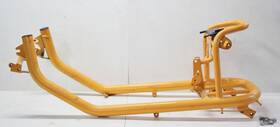 50200-ktb-771za Honda 2005 Ps250 Big Ruckus Front Upper Frame Yellow Oem