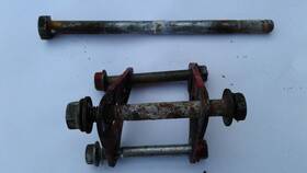 50351-430-000za Honda 1978 1979 Cr250 Motor Mounts And Bolts Assy Ahmra Vintage 50351-430-000z