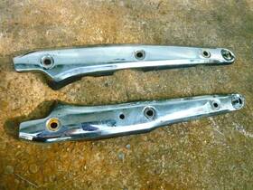 77330-meg-a40 Honda 04 - 09 Vt750c Shadow Aero Oem Rear Fender Struts Grab Rails