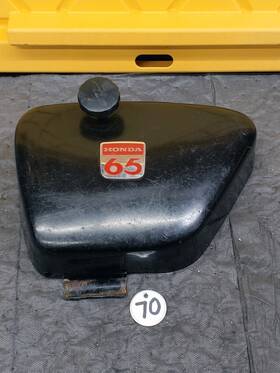 83600-035-000b Honda 1965 S65 Battery Box Cover Black #83600-035-000b