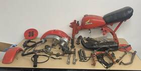 Ab02-5020068 Honda 1979 Z50r Z50 Frame Chassis Swingarm Forks Restoration Project With Papers Ab02-5020068 Honda 1979 Z50r Z50 Frame Chassis Swingarm Forks Restoration Project With Papers