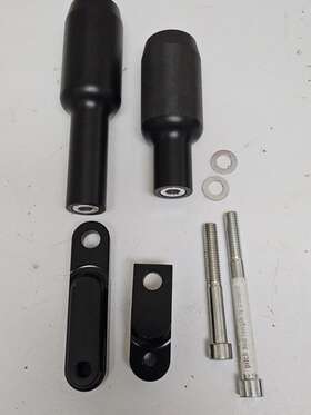 Fm-mt219-065-bk Honda Frame Slider Crash Protection Motorcycle Black For 2012-2013 Cbr 1000rr