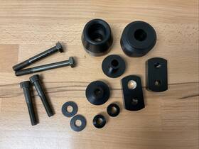Sr104 Honda Vortex V3 2.0 Frame Sliders Cbr1000rr 2004-2007 Black
