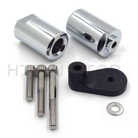 Hkmt219-004a-cd Hongk Frame Slider Crash Protector For 2001 2002 Gsxr 1000 Gsx-r Chrome