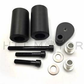 Hkmt219-022-bk Hongk Frame Slider Crash Protector For Gsxr Gsx-r Gsx 600 750 2001-2003 Black