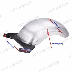 Us-n-003-raw1 Httmt Custom 9inch Rear Fender 180/200 Wide Tires Strutless For Harley Softail Fat