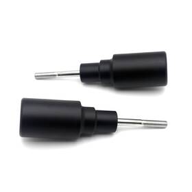 Usmt219-075-bk Httmt Black Frame Slider Anti-crash Protector For Kawasaki 2010-2020 Z1000 2017 Z1000r