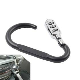 Hukyu 550737221358 Motorcycle Helmet Lock Buckle Anti-theft Fastener T-bar Kit Universal For Harley
