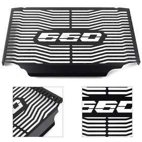 Hukyu 612047982876 Motorcycle Black Radiator Grille Guard Cover Protector For Trident 660 2021-22