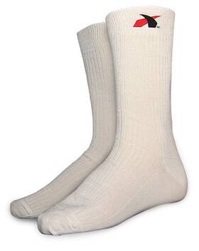 79000510 Impact Racing Socks - Sfi 3.3 Nomex White Large Pair