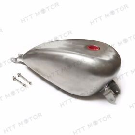 Us-h-008h-raw2 Indented 3.3 Gal Carb Fuel Gas Tank For Harley Sportster 883 1200 Xl 2004-2010