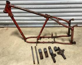 2494532 Indian Original Oe Oem Model 249 Vertical Scout Frame 1949 W Suspension Set 2494532 Indian Original Oe Oem Model 249 Vertical Scout Frame 1949 W Suspension Set