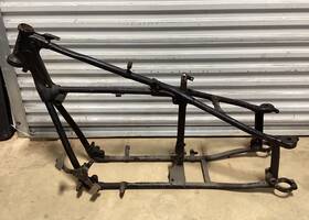 3466208 Indian Original Oe Oem Model 346 Chief Frame 1946 With Clutch Pedal Brazed Lug Steel