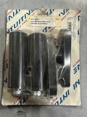 477-103 Irp Honda Cbr 250r 250 Black No Cut Frame Sliders 2011 2012 Brand New