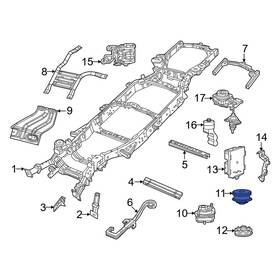 68403971ac Jeep Oe Front Body Mount Cushion