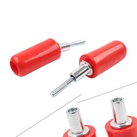Kabusikikaisya-kawausa 550738546962 Universal Motor Frame Sliders Anti Crash Protector For Yamaha Suzuki Red