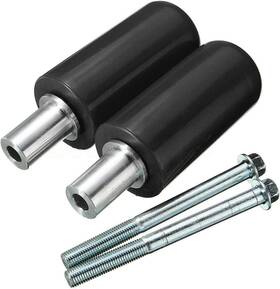 22413745 Kakalote 1 Pair Frame Sliders For Motorcycle Practical Anti Crash Black 22413745 Kakalote 1 Pair Frame Sliders For Motorcycle Practical Anti Crash Black