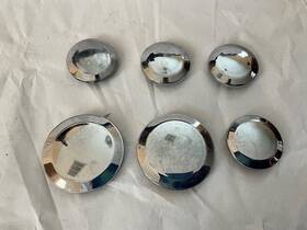 11012-1460 Kawasaki Chrome Cap Frame Zx-10 Zx-11 Zx11 Zx1100 Zx1100d Ninja 1100 88-01