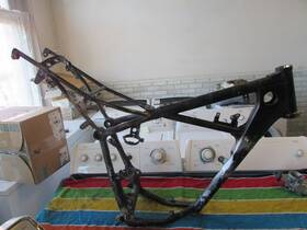 32002-1683 Kawasaki 1984 Kx125 Oem Frame Chassis 83 84