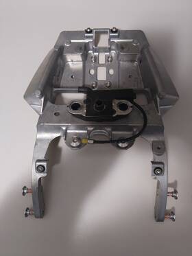32160-0658 Kawasaki #147 2010 Z1000 Oem Rear Subframe Assembly Silver