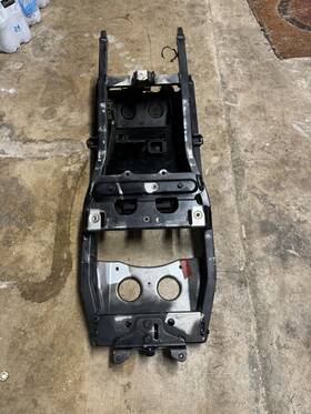 321601819 Kawasaki 2003 2004 Ninja Zx6r 636 Rear Subframe With Battery Box Oem Straight