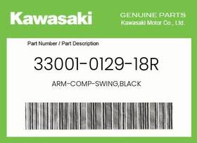 33001-0129-18r Kawasaki Genuine Arm-comp-swing Black -
