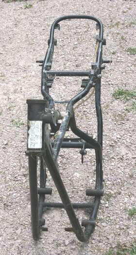 350-f9 Kawasaki 1973 350 F9 Oem Frame Nice