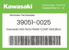 39051-0025 Kawasaki Genuine Frame-comp-side Rr Lh -