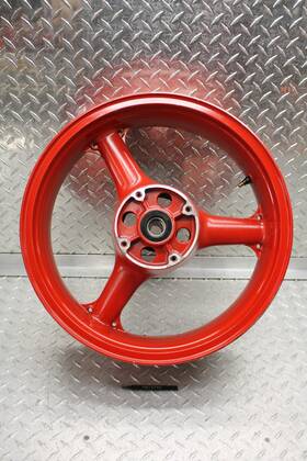 J17xmt5.50 Kawasaki 7813744 2000 Ninja Zx6r Zx600j Red Rear Wheel Rim