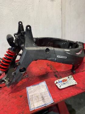 Jkbzxjd186a002583 Kawasaki 2005-2006 Ninja Zx6r Zx636 Main Frame Chassis Jkbzxjd186a002583 Kawasaki 2005-2006 Ninja Zx6r Zx636 Main Frame Chassis