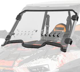 B0110-15679-cl Kemimoto 19-23 Xp 1000 Front Windshield 2-in-1 Vented Pre-installed Clear