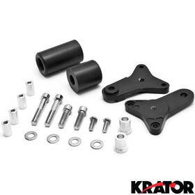 Krator 698056478210 Frame Sliders No Cut Delrin Protectors For Suzuki Gsxr 600 97-00 750 11-15