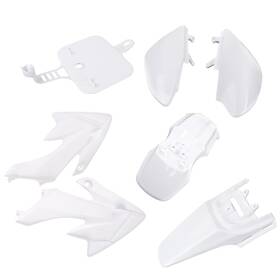 Qs308224qr Lablt Plastic Fender Fairing For Honda Xr50 Crf50 Sdg Ssr 107 125 White