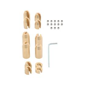 Law249438 Labwork 12 Pack Reusable Motorcycle Brass Wheel Spoke Balance Weights Refill Kit 6 Sizes