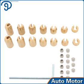 Labwork Lp997728ks 14 Pack Universal Motorcycle Reusable Brass Wheel Spoke Balance Weights Refill