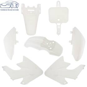 La1098048cm Labworkauto Crf50 Xr50 Fairing Plastic Fender Kit For Honda Sdg Ssr 50cc-160cc White New