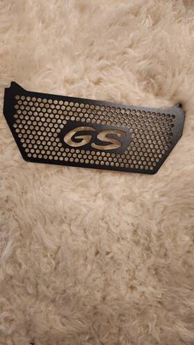 Rg-378-bk Lanqian Oil Cooler Guard For Bmw R1150gs And R1150gsa All Yera Adventure 1999-2004