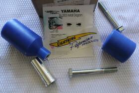 Lp-001023 Lightning Performance Yamaha Yzfr6 Yzf R6 Frame Sliders Blue