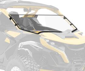Zaxs-0350 Litmiracle Front Half Windshield For Can-am Maverick R 2024 Scratch Resistant Clear Zaxs-0350 Litmiracle Front Half Windshield For Can-am Maverick R 2024 Scratch Resistant Clear