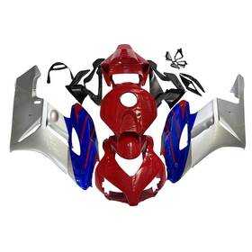 Fwcbr1000rr04-85 Lupmoto #lup Abs Red Blue Silver Fairing Kit For Honda 2004 2005 Cbr1000rr 04 05 Body