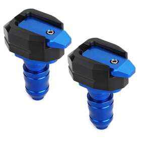 Fs-209-blue Madhornets 1 Pair Cnc Blue Race Motorcycle Slip Pad Ground Crash Sliders Protection
