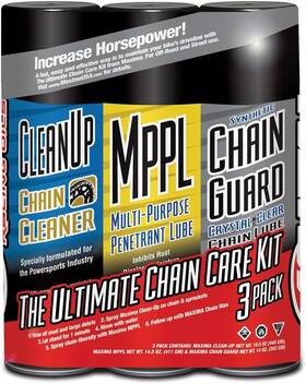 Maxima 851211001191 Syn Chain Guard Ultimate Care Combo Kit 3-pack Aerosol
