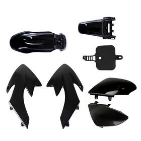 809004 Menbager For Honda Xr50 Crf50 Sdg Ssr 107 125 Dirt Pit Bike Black Plastic Fender Fairing
