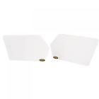 194671 Mfg Maier Utv Rear Number Plates White Polaris Ranger Rzr Xp 4 900 2012