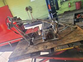 20030 Mid Usa Chopper Frame With Extras Never Fully Built