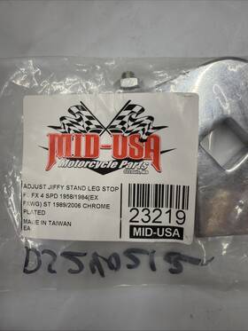 Rcp23219 Mid -usa Mid-usa Adjustable Kickstand Jiffy Leg Stop Harley Bigtwin 58-84 Softail 89-06