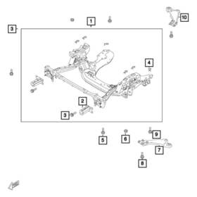 68313966aa Mopar Cross-member Bracket