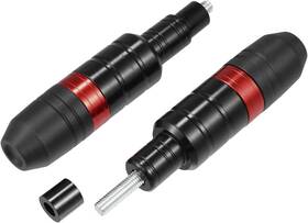 Motoforti 240319000188 M8 Motorcycle Frame Slider Anti-fall Stick Exhaust Anti Crash Red