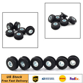 Motorcycle Gas Tank Mounts Black For Harley Softail Rubber Grommets 6pcs Motorcycle Gas Tank Mounts Black For Harley Softail Rubber Grommets 6pcs